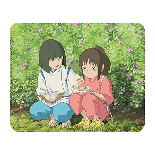 Mauspad in Lederoptik Haku Le Voyage de Chihiro Manga Anime Miyazaki – 22 x 18 cm von French Unicorn