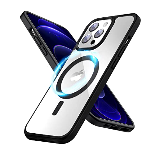 Frentree iPhone 14 Pro Max Hülle mit MagSafe kompatibel, magnetische Schutzhülle für schnelleres Laden, Handyhülle mit Schutzstufe in Militärnorm, Anti-Vergilbung & Aufprallschutz von Frentree