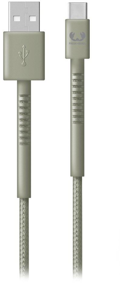 Fabriq USB > USB-C Kabel (2m) Dried Green von Fresh ´n Rebel