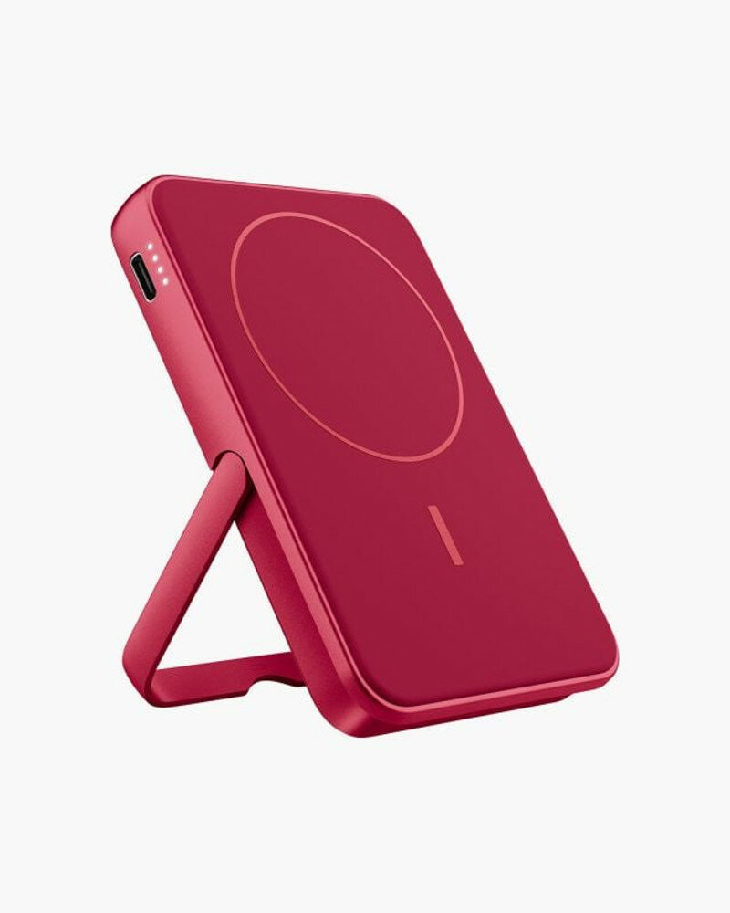 Fresh 'n Rebel 228298 Powerbank Lithium Polymer (LiPo) 5000 mAh Kabelloses Aufladen Rot von Fresh 'n Rebel