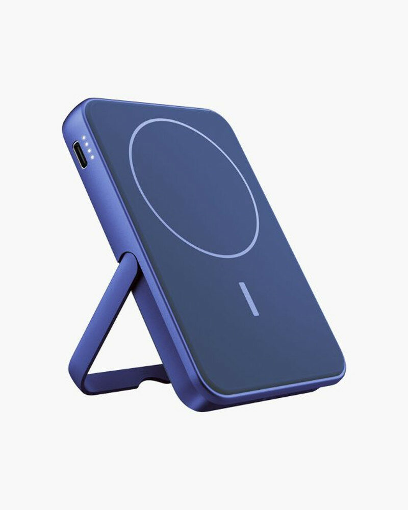 Fresh 'n Rebel 228300 Powerbank Lithium Polymer (LiPo) 5000 mAh Kabelloses Aufladen Blau von Fresh 'n Rebel