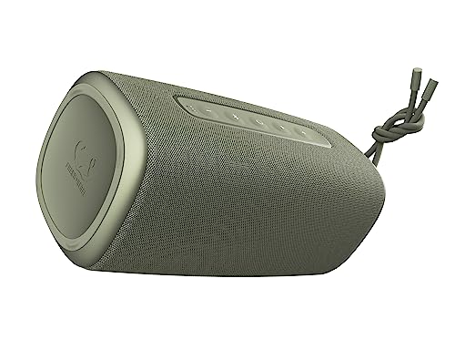 Fresh 'n Rebel Bold L2, kabelloser Bluetooth-Lautsprecher, IPX7 wasserdichter Lautsprecher mit klarem Sound, tiefen Bässen und kräftiger Lautstärke, Party-Modus, 22 Stunden Spielzeit (Dried Green) von Fresh 'n Rebel