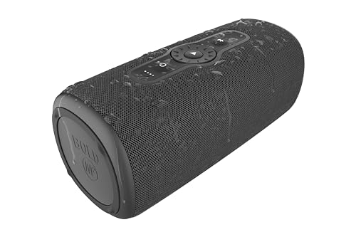 Fresh 'n Rebel Bold M2, Bluetooth Lautsprecher mit 24 Uhr spielzeit, Wasserdichter (IP67) Tragbarer musikbox Bluetooth, Party Mode, Lautstärkeregelungsring, Tiefe Bässe, Kräftige Lautstärke (Schwarz) von Fresh 'n Rebel