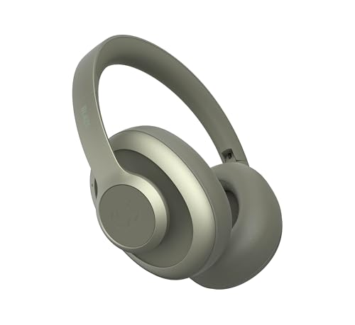Fresh 'n Rebel Clam Blaze Bluetooth Kopfhörer Over Ear mit 80 Stunden Spielzeit, Perfect Calling, Wind-Noise Cancelling, Kabellos, Schnelladung, Tastensteuerung, Ambient-Sound-Modus (Grün) von Fresh 'n Rebel
