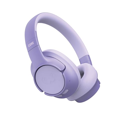 Fresh 'n Rebel Clam Core Bluetooth kopfhörer Over Ear mit ENC-Mikrofon (perfekte Anrufe), Kabellose kopfhörer mit Lautstärkeregler und Tasten für Wiedergabe/Pause, 45h Spielzeit (Lila) von Fresh 'n Rebel