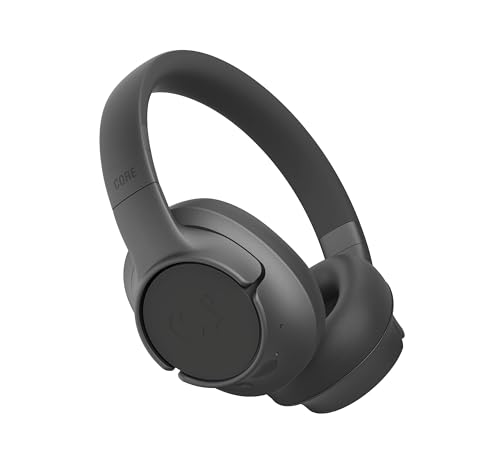 Fresh 'n Rebel Clam Core Bluetooth kopfhörer Over Ear mit ENC-Mikrofon (perfekte Anrufe), Kabellose kopfhörer mit Lautstärkeregler und Tasten für Wiedergabe/Pause, 45h Spielzeit (Schwarz) von Fresh 'n Rebel