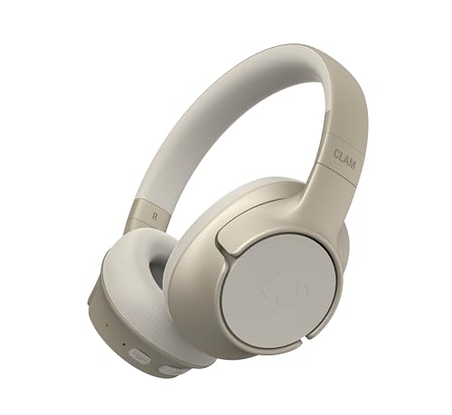 Fresh 'n Rebel Clam Fuse Bluetooth kopfhörer Over Ear mit Hybrid Active Noise Cancelling, mit ENC-Mikrofon (perfekte Anrufe), Kabellose kopfhörer mit Ambient Mode, 45h Spielzeit (Beige) von Fresh 'n Rebel