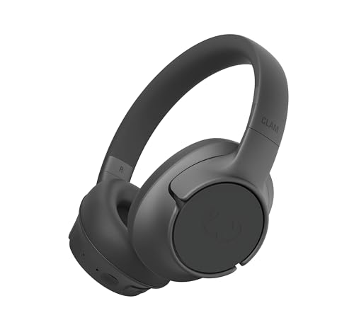 Fresh 'n Rebel Clam Fuse Bluetooth kopfhörer Over Ear mit Hybrid Active Noise Cancelling, mit ENC-Mikrofon (perfekte Anrufe), Kabellose kopfhörer mit Ambient Mode, 45h Spielzeit (Schwarz) von Fresh 'n Rebel