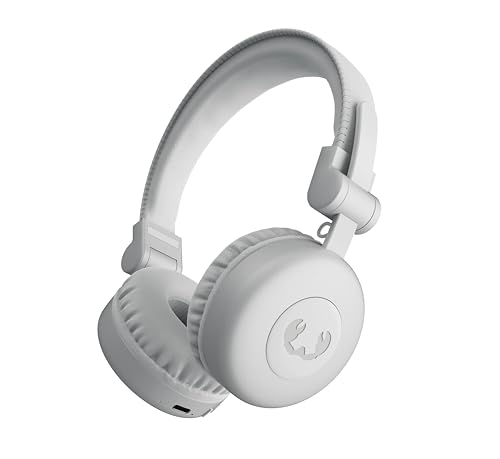 Fresh 'n Rebel Code Core, Bluetooth-Kopfhörer on-Ear, kabellos, 30 Stunden Spielzeit, mit Mikrofon und Sprachassistent, Lautstärkeregler und Wiedergabe/Pause-Tasten, faltbar (Ice Grey) von Fresh 'n Rebel