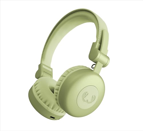 Fresh 'n Rebel Code Core, Bluetooth-Kopfhörer on-Ear, kabellos, 30 Stunden Spielzeit, mit Mikrofon und Sprachassistent, Lautstärkeregler und Wiedergabe/Pause-Tasten, faltbar (Wild Green) von Fresh 'n Rebel