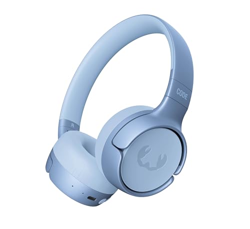 Fresh 'n Rebel Code Fuse, Bluetooth-Kopfhörer on-Ear, kabellos, 30 Stunden Spielzeit, mit Mikrofon und Sprachassistent, Lautstärkeregler und Wiedergabe/Pause-Tasten, faltbar (Vivid Blue) von Fresh 'n Rebel