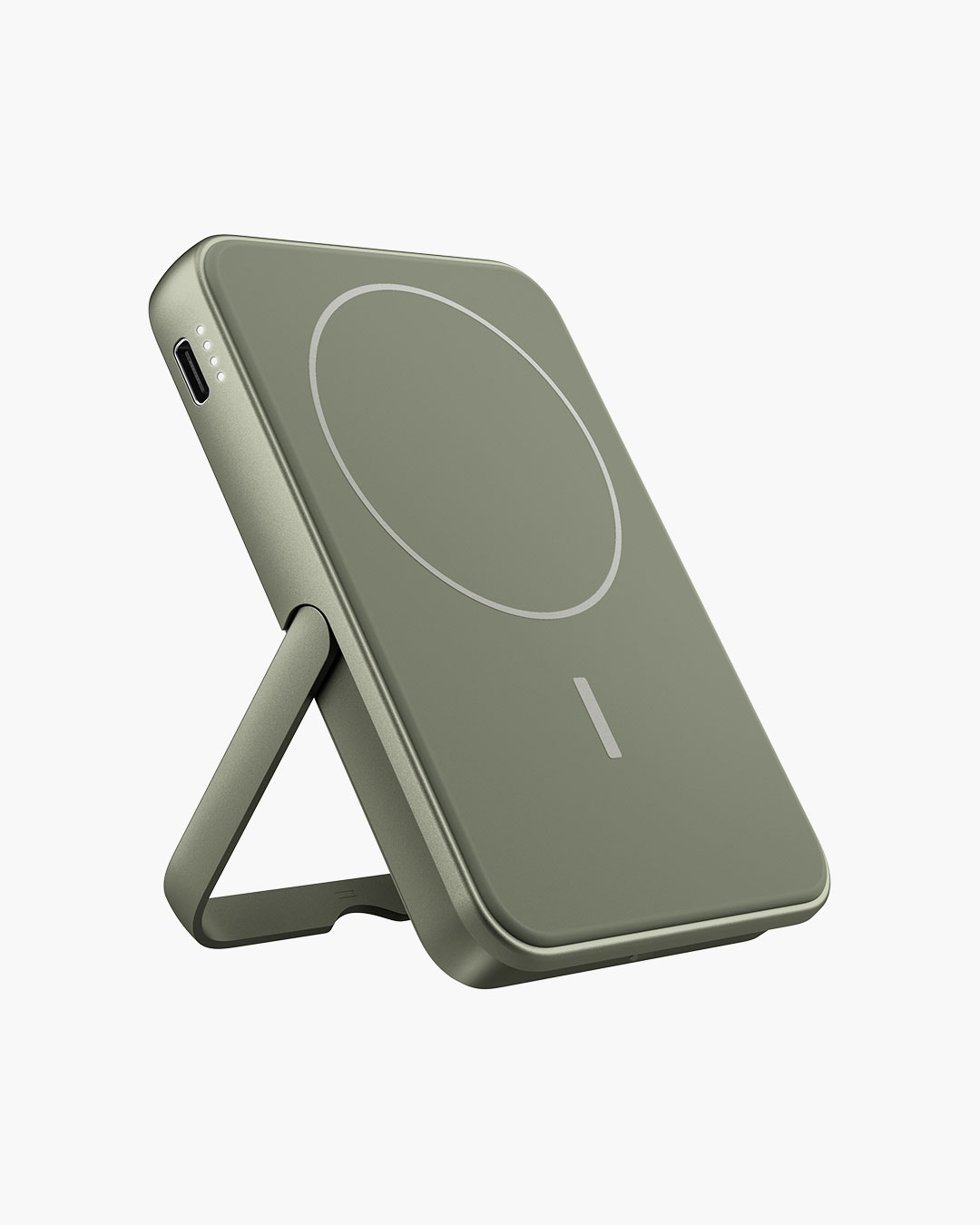 Fresh'n Rebel - Magnetic Wireless Powerbank 5000 mAh - Rechargeable battery - Dried Green - Artikelnummer: 8720249811701 Fresh'n Rebel - Magnetic Wireless Powerbank 5000 mAh - Rechargeable battery - Dried Green - Artikelnummer: 8720249811701 von Fresh'n Rebel
