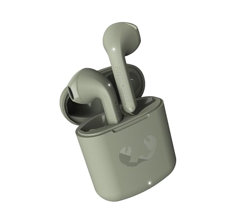 Fresh 'n Rebel Twins Core, True Wireless kabellose In-Ear Bluetooth Kopfhörer, mit Sprachassistent, Touch-Steuerung und eingebautem Mikrofon, 30 Stunden Spielzeit (Dried Green) von Fresh 'n Rebel