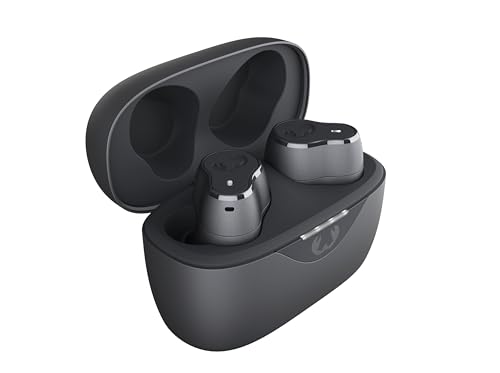 Fresh 'n Rebel Twins Elite, kabellose In-Ear-Bluetooth-Kopfhörer mit Adaptive Hybrid Noise Cancelling, Personal Sound by Audiodo, Mulitpoint Bluetooth, ENC-Mikrofon, 29 h Spielzeit (Storm Grey) von Fresh 'n Rebel