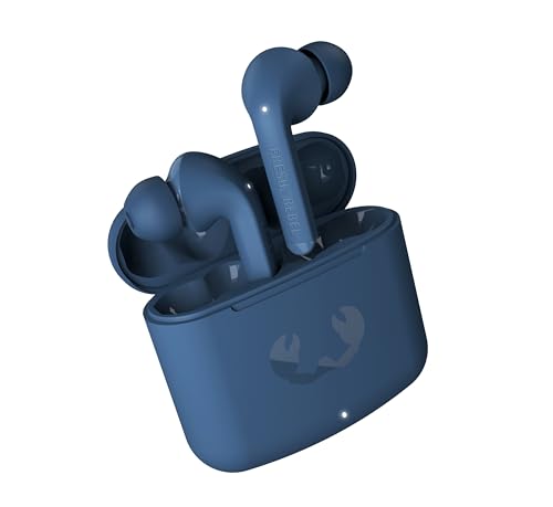 Fresh 'n Rebel Twins Fuse, True Wireless kabellose In-Ear-Bluetooth-Kopfhörer mit Spitze, mit Sprachassistent, Touch-Steuerung und eingebautem Mikrofon, 30 Stunden Spielzeit (Steel Blue) von Fresh 'n Rebel