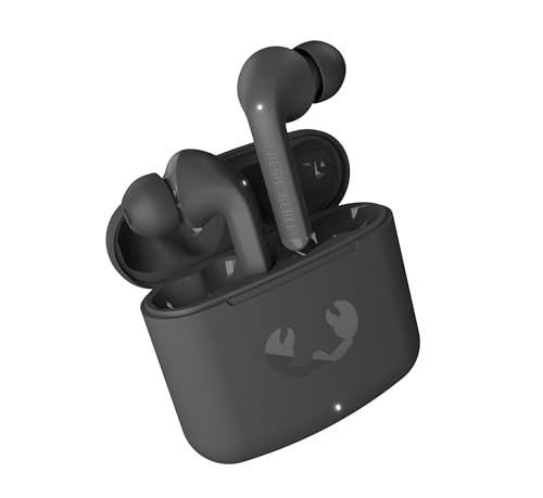 Fresh 'n Rebel Twins Fuse, True Wireless kabellose In-Ear-Bluetooth-Kopfhörer mit Spitze, mit Sprachassistent, Touch-Steuerung und eingebautem Mikrofon, 30 Stunden Spielzeit (Storm Grey) von Fresh 'n Rebel