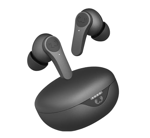 Fresh 'n Rebel Twins Rise, kabellose In-Ear-Bluetooth-Kopfhörer mit Geräuschunterdrückung, Ambient Modus, Multipoint-Bluetooth, In-Ear-Sensorik, spritzwassergeschützt, 30 h Spielzeit (Storm Grey) von Fresh 'n Rebel