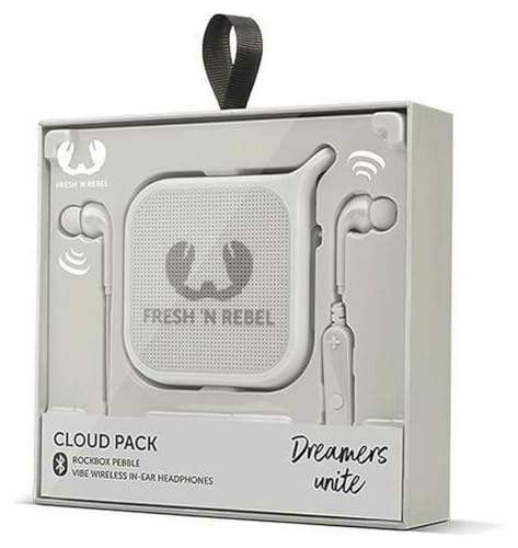 Sitecom Fresh 'n Rebel Ruby Pack Mono tragbarer Lautsprecher (1,0 Kanäle, kabellos, Micro-USB, tragbarer Mono Speaker, Grau, Rechteck) von Fresh 'n Rebel