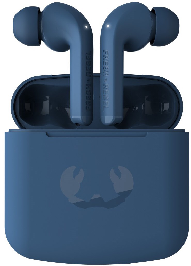 Twins 1 Tip True Wireless Kopfhörer steel blue von Fresh ´n Rebel