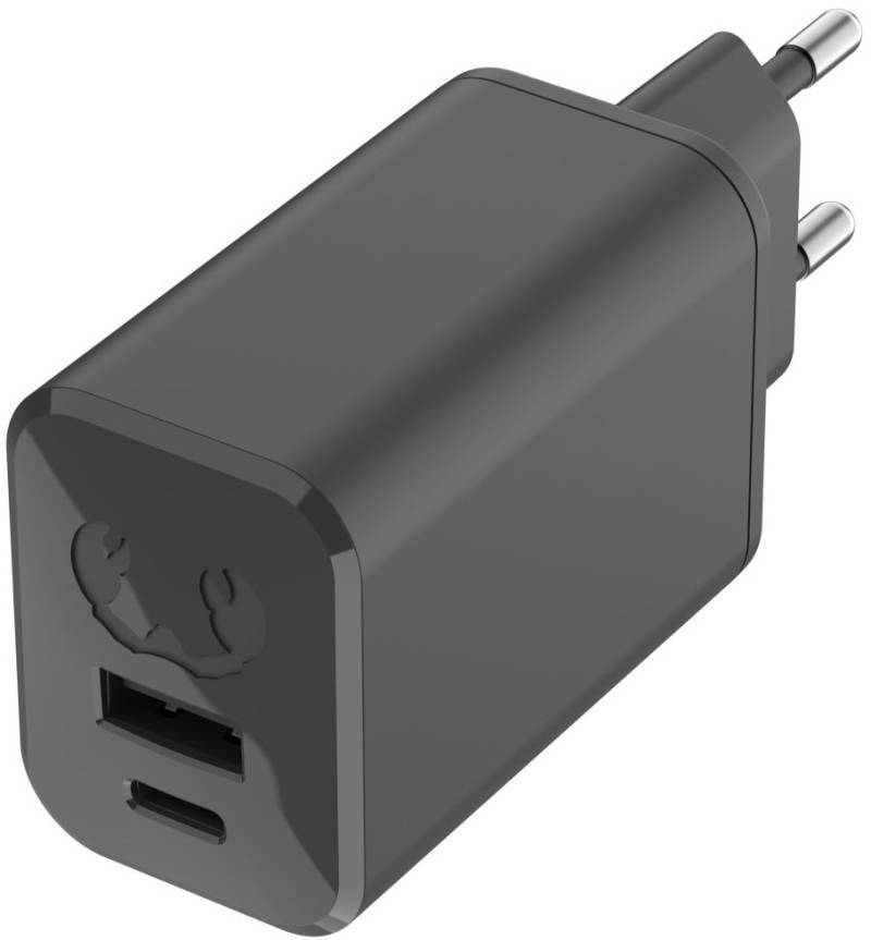 USB-A+C GaN Mini Charger (65W) Ice Grey von Fresh ´n Rebel