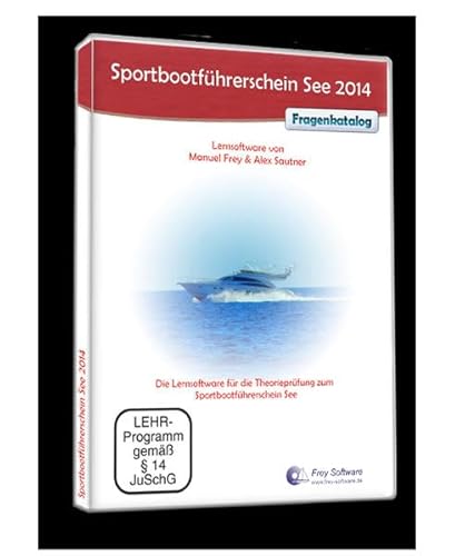 Sportbootführerschein See 2014 ohne Audio - Fragenkatalog von Frey Software