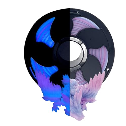 3D Drucker Filament - 3D-Druckmaterialien, Regenbogen Filament - PLA Glow Filament 1,75mm für leuchtende Regenbogen-Modelle, 1kg Rolle ideal für kreative 3D-Druckprojekte zu Hause & Schule 3D Drucker Filament - 3D-Druckmaterialien, Regenbogen Filament - PLA Glow Filament 1,75mm für leuchtende Regenbogen-Modelle, 1kg Rolle ideal für kreative 3D-Druckprojekte zu Hause & Schule von Frfik