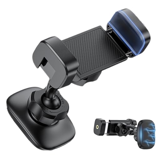 Frfik Auto Handyhalterung Magnet Magnetischer Handyhalter Mag-Safe Telefonständer 360° Stabile Handyhalterung mit 6xN52 Magneten für LKW, Werkstatt, Motorrad oder Gym Workouts - Schwarz Frfik Auto Handyhalterung Magnet Magnetischer Handyhalter Mag-Safe Telefonständer 360° Stabile Handyhalterung mit 6xN52 Magneten für LKW, Werkstatt, Motorrad oder Gym Workouts - Schwarz von Frfik