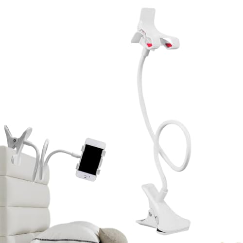 Frfik Bett-Handyhalterung, verstellbare Handy-Schreibtischklemme – Bett-Handy-Clip, multifunktionale Halterung für Küche, Schlafzimmer, Fitnessstudios Frfik Bett-Handyhalterung, verstellbare Handy-Schreibtischklemme – Bett-Handy-Clip, multifunktionale Halterung für Küche, Schlafzimmer, Fitnessstudios von Frfik