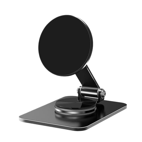 Frfik Magnetische Handyhalterung – magnetische Handyhalterung – Karbonstahl-Tablet-Halterung, 360 Grad drehbar, Smartphone-Unterstützung für Reisen, Desktop, Film, Zuhause, Meeting, Videokonferenzen von Frfik