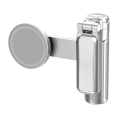 Frfik Magnetisches Handy-Stativ, magnetischer Handy-Ständer – fünfteilige, teleskopische, faltbare, verstellbare Handyhalterung, Taschenformat für Reisen, Vlogging, Fotografie, Golf Frfik Magnetisches Handy-Stativ, magnetischer Handy-Ständer – fünfteilige, teleskopische, faltbare, verstellbare Handyhalterung, Taschenformat für Reisen, Vlogging, Fotografie, Golf von Frfik