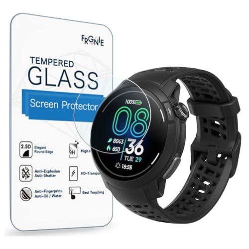 Frgnie Schutzfolie Kompatibel mit COROS PACE Pro SPORTUHR Smart Watch (3 Stück) HD Anti-Kratzer Gehärtetes Glas Displayschutzfolie von Frgnie