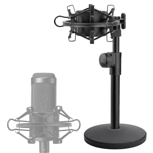 AT2020 Mikrofonständer mit Shock Mount für Audio Technica AT2020V AT2020USB+ AT2035 ATR2500X Kondensator-Mikrofon AT2020 Mikrofonständer mit Shock Mount für Audio Technica AT2020V AT2020USB+ AT2035 ATR2500X Kondensator-Mikrofon von Frgyee