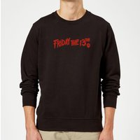 Friday the 13th Logo Sweatshirt - Black - M von Friday 13th