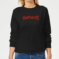 Friday the 13th Logo Women's Sweatshirt - Black - L von Friday 13th
