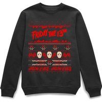 Friday the 13th Jason Lives Weihnachtspullover – Schwarz - L von Friday the 13th