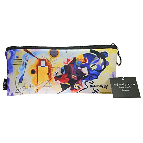 Etui / Federmappe / Stiftemäppchen für Kunstliebhaber: Motiv "Gelb-Rot-Blau" von Wassily Kandinsky von Fridolin