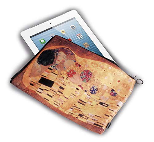 Fridolin Tablet Tasche 10 Zoll, "Klimt - Der Kuss", ca. 22 x 2,5 x 29 cm von Fridolin