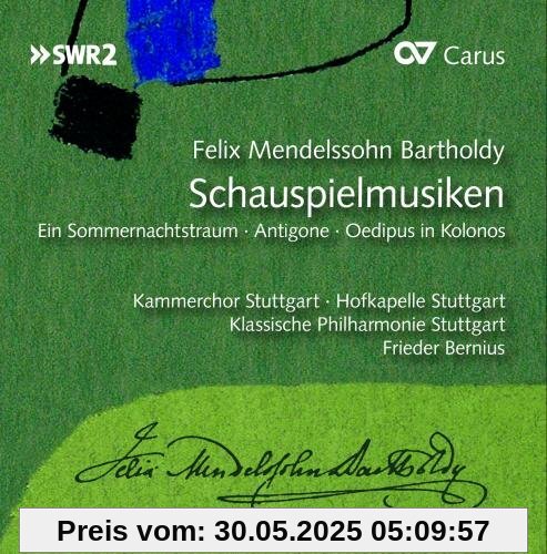 Mendelssohn: Schauspielmusiken Mendelssohn: Schauspielmusiken von Frieder Bernius