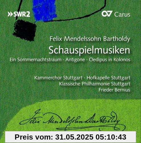 Mendelssohn: Schauspielmusiken von Frieder Bernius