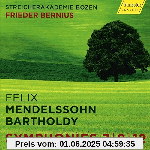 Mendelssohn: Sinfonien 7,9,12 von Frieder Bernius