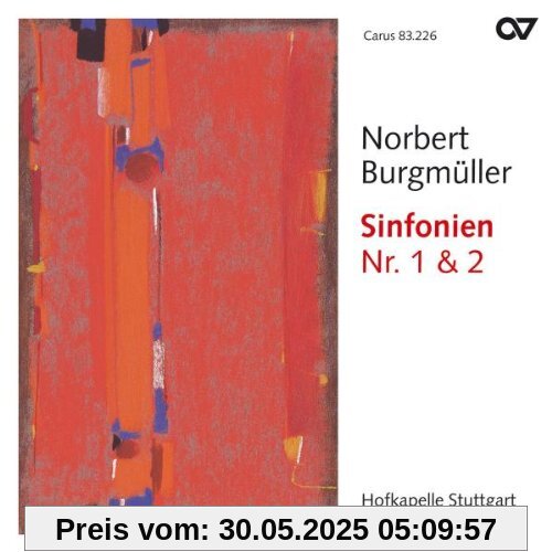 Norbert Burgmüller: Sinfonien Nr. 1 & 2 Norbert Burgmüller: Sinfonien Nr. 1 & 2 von Frieder Bernius