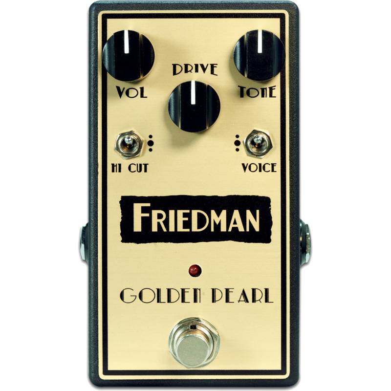 Friedman Golden Pearl Transparent Low-Gain Overdrive Pedal von Friedman