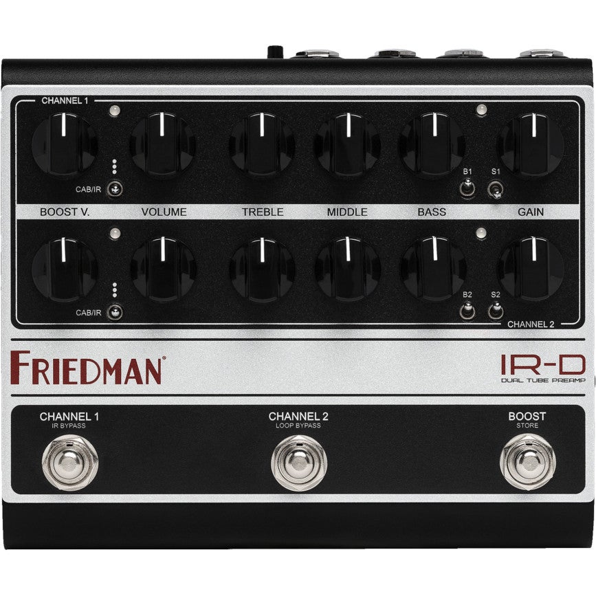 Friedman IR-D Dual Tube Preamp & DI Guitar Preamp with 12AX7 Valves Friedman IR-D Dual Tube Preamp & DI Guitar Preamp with 12AX7 Valves von Friedman