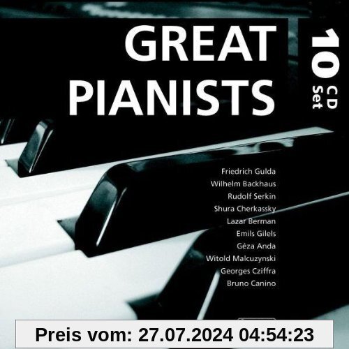 Great Pianists play: Haydn, Mozart, Beethoven, Chopin, Bach, Debussy, ... von Friedrich Gulda
