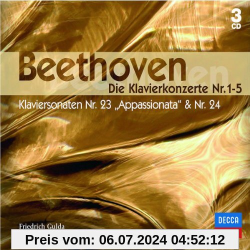 Klavierkonzerte 1-5 (3CD) (Eloquence) von Friedrich Gulda