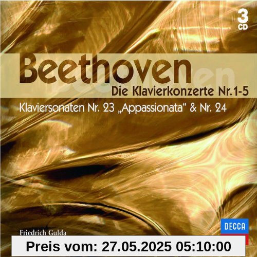 Klavierkonzerte 1-5 (3CD) (Eloquence) von Friedrich Gulda