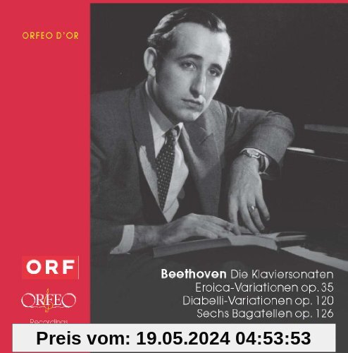Sämtliche Klaviersonaten 1-32 (Ga)/Variation.+Bag. von Friedrich Gulda