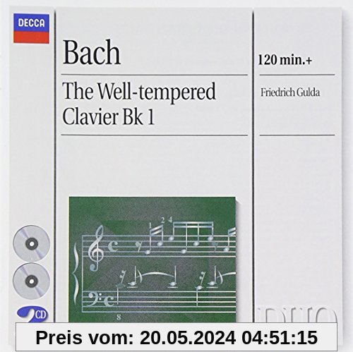 The Well-tempered Clavier 1. Das wohltemperierte Klavier 1 von Friedrich Gulda