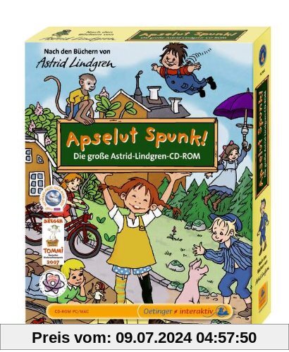 Apselut Spunk! Die große Astrid Lindgren CD-ROM von Friedrich Oetinger Verlag