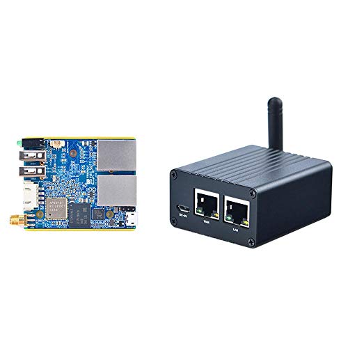 FriendlyElc Nanopi R1 WiFi Mini Portable Travel Router OpenWRT with Dual Ethernet Ports 1GB DDR3 Based in Allwinner H3 Soc for IOT NAS Smart Home Gateway von FriendlyElc